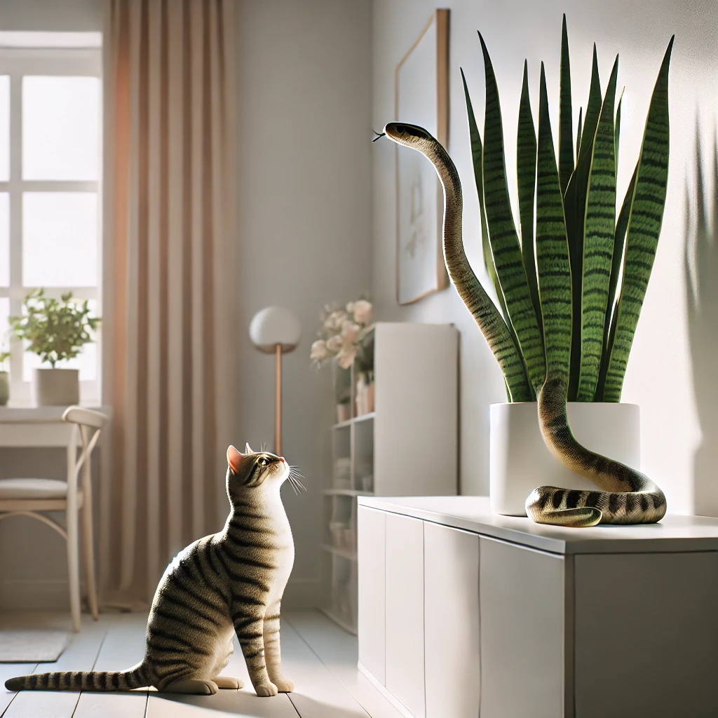 are snake plants toxic to cats