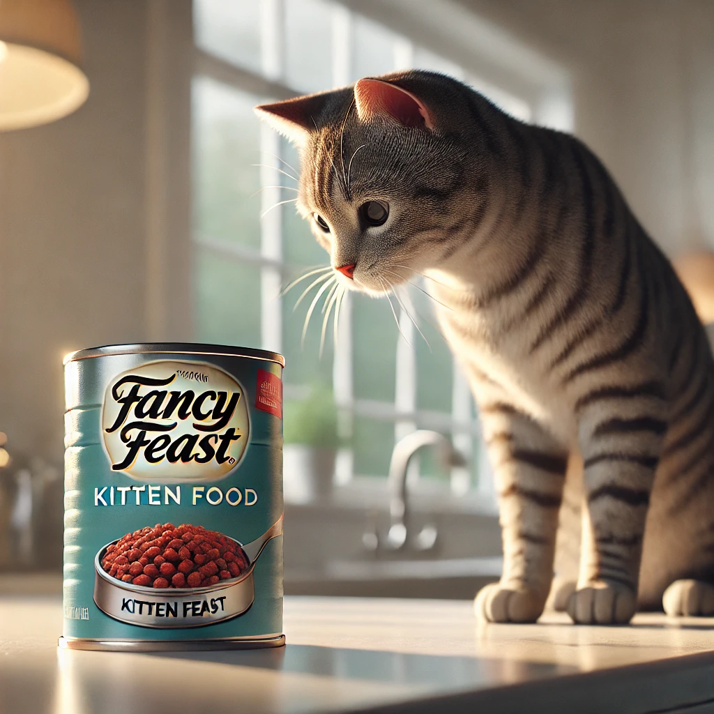 can you feed fancy feast kitten to adult cat